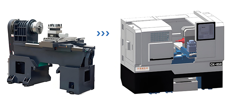 Инновационный одиночный шпиндель с ЧПУ Токарна